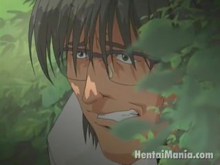 Delightsome green părul manga fursec arată mare tate în the padure