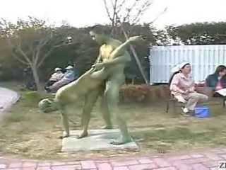 Jepang aneh statue bayan